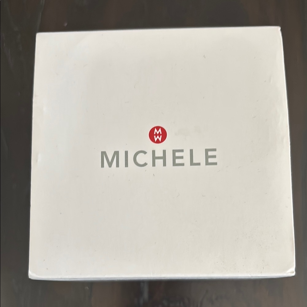 Red and Silver Michele Watch